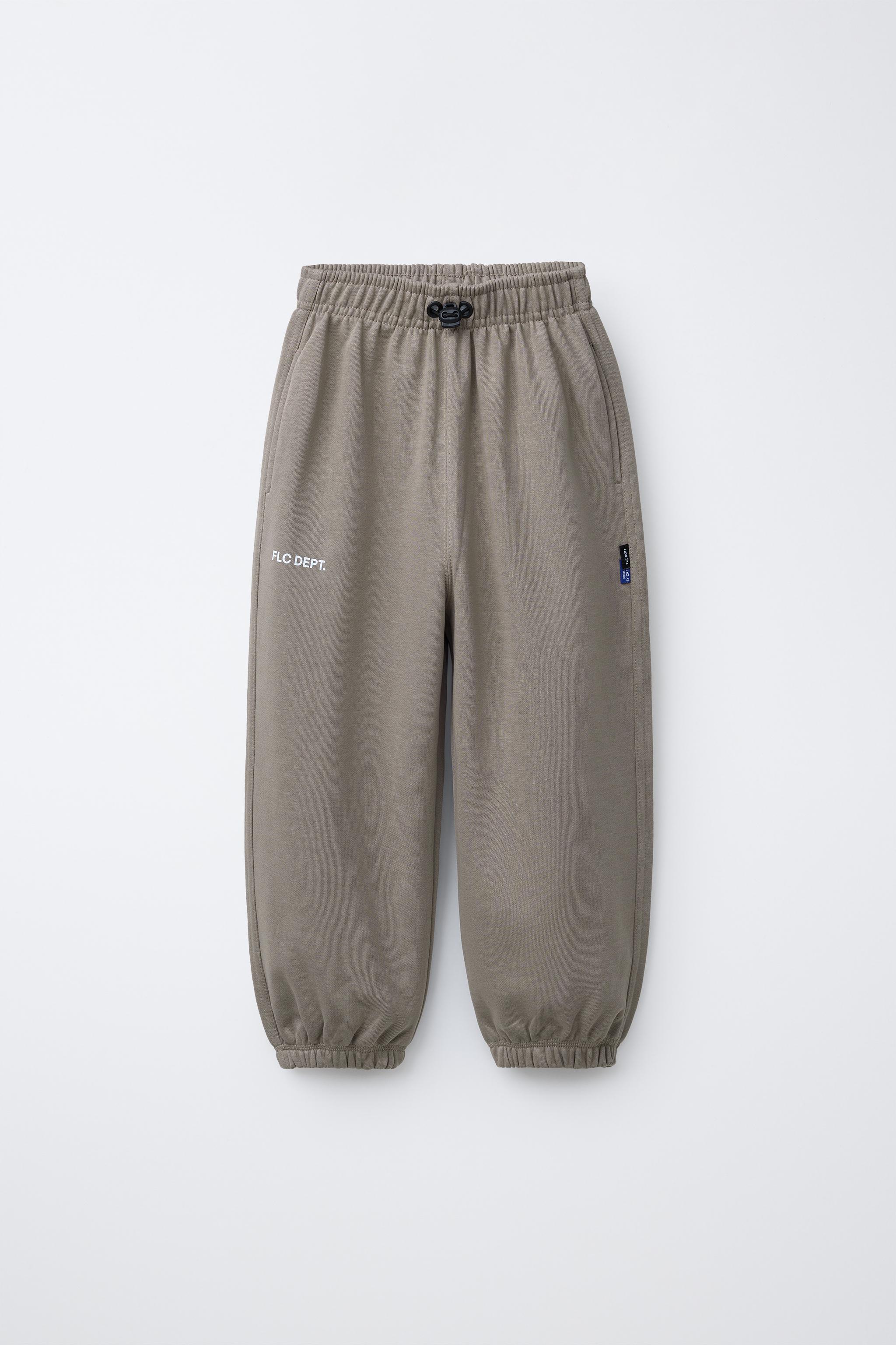 PANTALON EN MOLLETON BALLOON INSCRIPTION